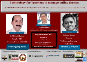 By IITA-Technology for Teachers to manage online classes